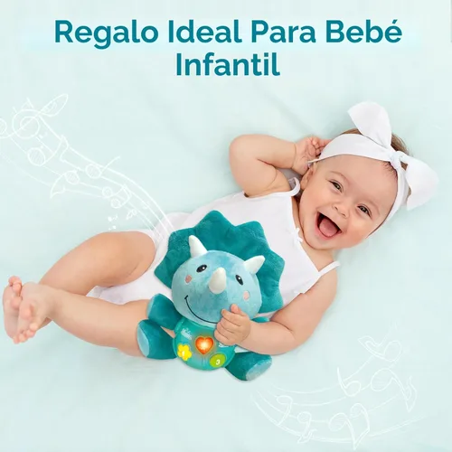 Miniatura 2 de iPlay, iLearn juguetes musicales de dinosaurios para bebés, regalo para niños recién nacidos, dinosaurios suaves de peluche, juguete musical