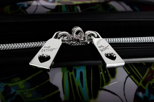 Miniatura 4 de Betsey Johnson Maleta rígida de equipaje de 3 piezas con ruedas giratorias (20 pulgadas, 26 pulgadas, 30 pulgadas) (talla única, puntal flamenco)..