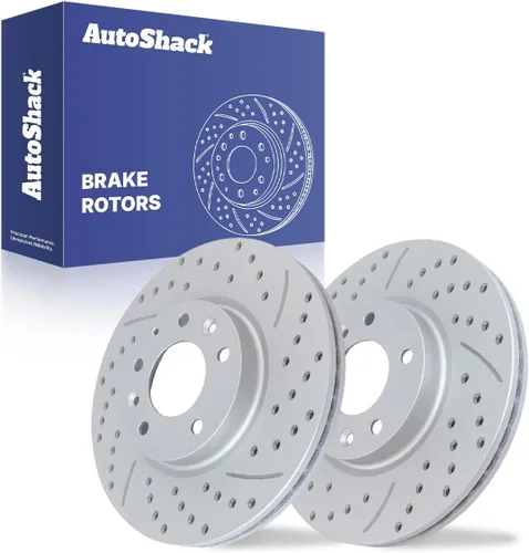 Miniatura 12 de AutoShack 11.77" (299 mm) Rotores de Freno Ventilados Delanteros Reemplazos Revestidos para 2006-2012 Ford Fusion 2006-2013 Mazda 6 2007-2012