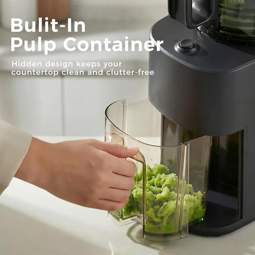 Miniatura 7 de Cold Press Juicer, 5.5inch Wide Feed Chute Slow Juicer Machine, Masticating Juicer for Whole Vegetables & Fruits, Black