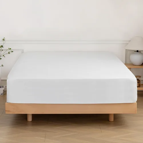 Miniatura 7 de Sábana bajera ajustable individual – Microfibra prémium 1800 súper suave y acogedora, resistente a las arrugas, la decoloración y el encogimiento