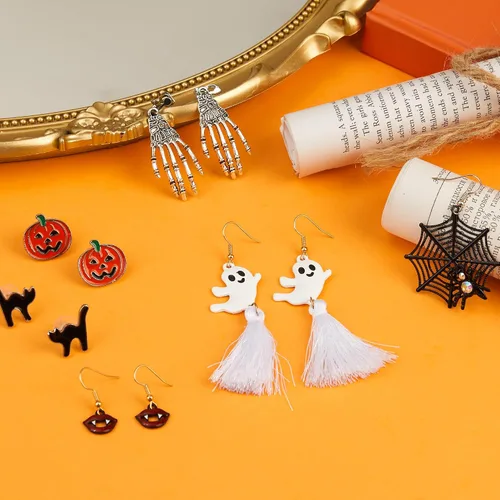 Miniatura 6 de POXTEX Cute Fun Earrings Weird Earrings Aesthetic Earrings, Hypoallergenic Small Stud Dangle Earrings for Women Teen Girls