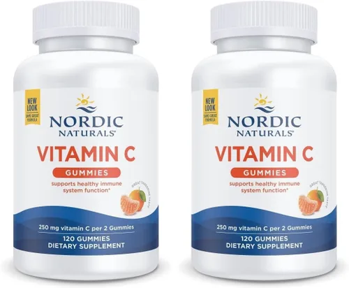 Miniatura 7 de Gomitas de vitamina C de Nordic Naturals, las gomitas masticables de mandarina proporcionan la dosis diaria de los nutrientes esenciales