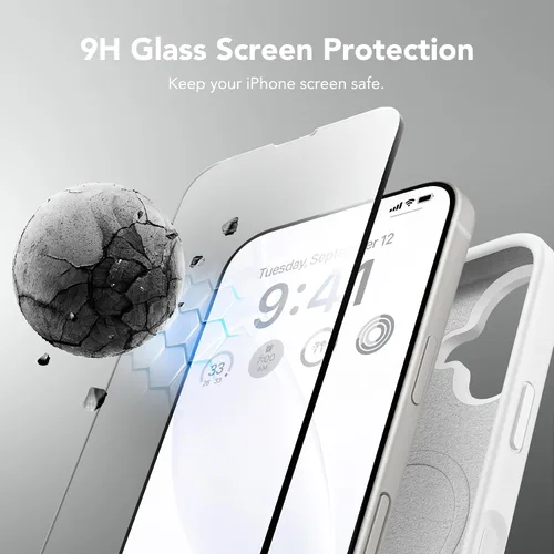 Miniatura 368 de GONEZ Funda de silicona para iPhone 15 Pro Max, compatible con Magsafe, protector de cámara + protector de pantalla, forro de microfibra suave