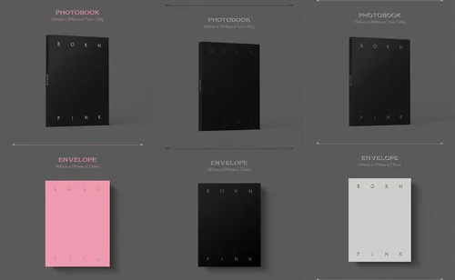 Miniatura 3 de Dreamus Black Pink - BORN PINK [versión de caja] 2do álbum + póster plegado [edición coreana] (PINK Ver.), YGP0181