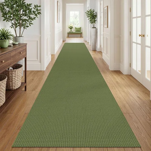 Miniatura 197 de IOHOUZE Alfombra de Área Lavable 4x6 Antideslizante con Respaldo de Goma Alfombras Tejidas para Entrada Interior Alfombras de Dormitorio Alfombra
