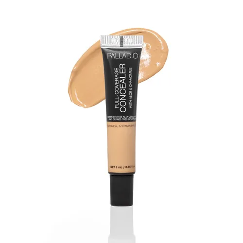 Miniatura 19 de Palladio Corrector de cobertura completa - Fórmula cremosa para rostro y debajo de los ojos, disfraza ojeras, manchas, líneas finas, unifica el tono