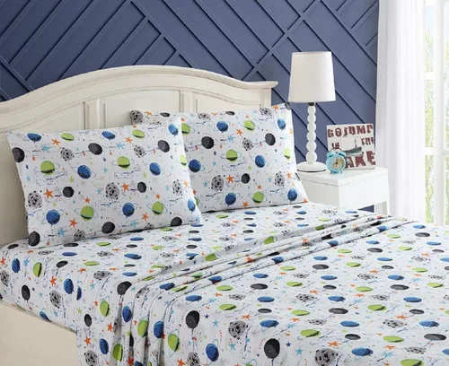 Kute Kids - Juego de sábanas supersuave, fabricado con diseños y personajes especiales, incluye funda(s) para almohada; en tamaño Twin, Full y Queen