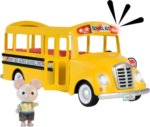 Miniatura 7 de Honey Bee Acres Buzzby Camión de Granja Vehículo con Figura de Muñeca en Miniatura, 10 Piezas, Edades 3+