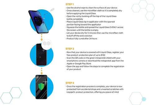Miniatura 4 de Protector de pantalla de vidrio líquido Apple Watch 9H dureza universal para relojes y wearables con un plan de protección de $150 "You Break It, We