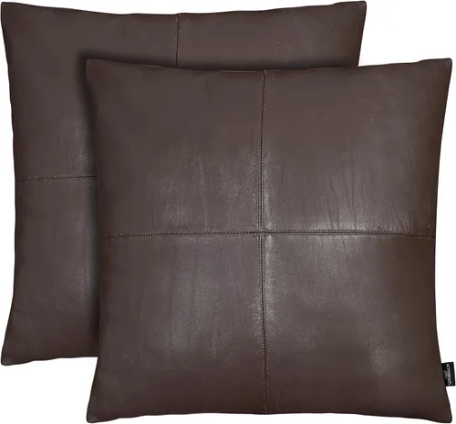 Miniatura 96 de Funda de almohada de piel de cordero – Funda de cojín para sofá, fundas decorativas para sala de estar o dormitorio de 20 x 20 pulgadas – Caja