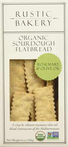 Miniatura 3 de Rustic Bakery Gourmet - Pan plano hecho a mano, aceite de romero y oliva, 6.0 onzas (paquete de 2)
