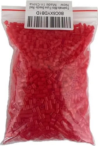 Miniatura 6 de Kit de mini cuentas de fusible, 5,000 piezas de 0.102 in, kit de cuentas de fusibles de hierro, juego de manualidades Marrón