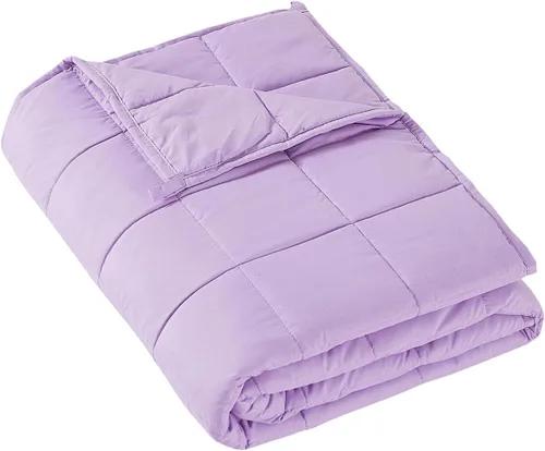 Miniatura 11 de MOTRIP Manta con peso para adultos, tamaño Queen, de 15 libras, manta refrescante para personas que duermen con calor, lavable a máquina, suave