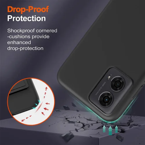 Miniatura 6 de Compatible con Motorola Moto G24 4G / G04 4G /G04S / E14 4G Funda de teléfono con protector de pantalla de vidrio [3 formas de soporte] Soporte