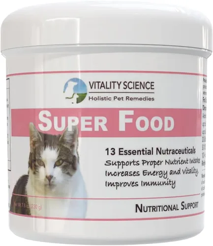 Miniatura 5 de Vitality Science Súper alimento para gatos Suplemento multivitamínico y mineral de alta potencia Aumenta la energía y la vitalidad 100%