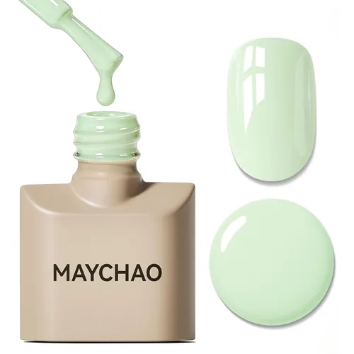 Miniatura 83 de MAYCHAO Esmalte de uñas de gel rosa intenso de 0.5 onzas líquidas, 1 unidad de esmalte de gel rosa brillante, esmalte de uñas que se absorbe con luz