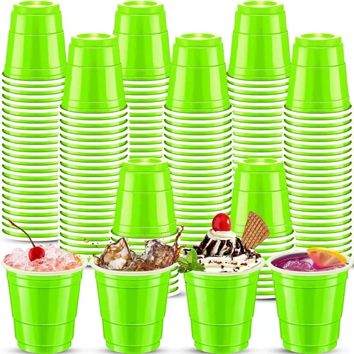 Miniatura 12 de 500 piezas Vasos de Chupito de Plástico Lake Bule de 2 onzas vasos de chupito azules Revelación de Género vasos de chupito desechables para beber