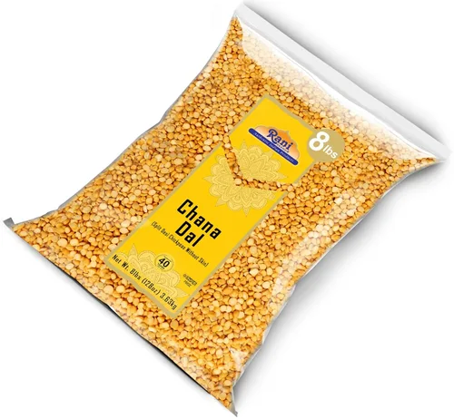 Miniatura 7 de Rani Chana Dal (garbanzos desi sin piel), lentejas indias, 128 onzas (8 libras) 8.0 lbs, a granel ~ todo natural, apto para gluten, sin OMG, vegano