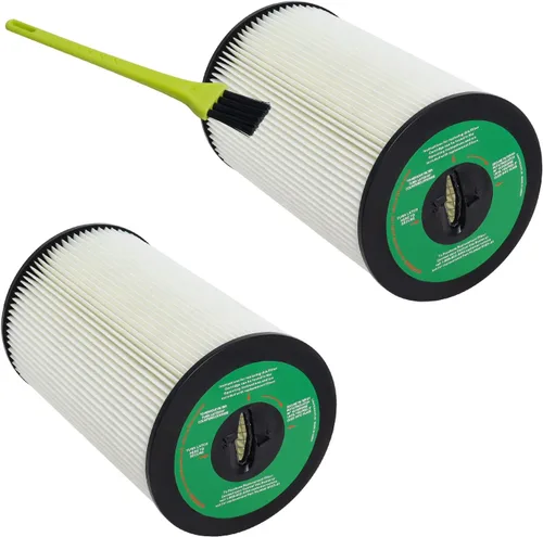 8107-01 Filtro central de repuesto para aspiradora compatible con Dirt Devil/Titan, filtro de cartucho de 10 pulgadas compatible con Vacuflo FC610