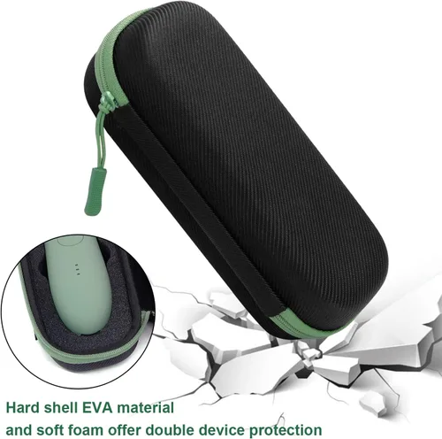Miniatura 5 de Funda para recortadora Meridian, funda rígida de transporte para recortadora de pelo MANSPOT sin muelle de recarga, bolsa de viaje de almacenamiento