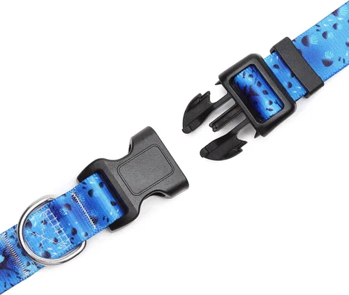 Miniatura 135 de Mercano Collar ajustable para perro, patrones de diseño especial, nailon suave, cómodo y resistente, collar para mascotas para perros pequeños