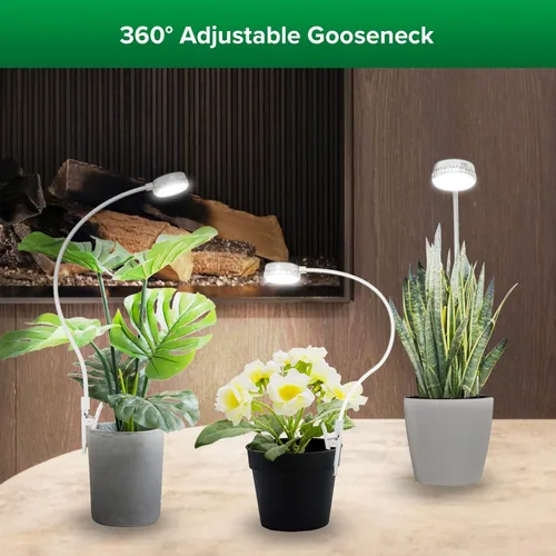 Miniatura 6 de SANSI Luces de cultivo para plantas de interior, con clip de maceta con certificación ETL, luces LED para cultivo en interiores, espectro completo