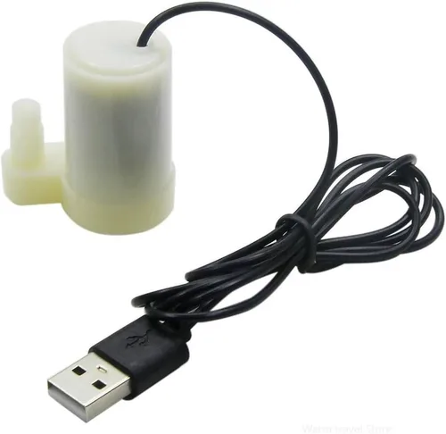 Miniatura 8 de 1pc USB 5V Low Voltage Small Water Pump Submersible Pump Ultra Quiet Usb Hydroponic Vegetable Planting Craft Fountain(Dual use white)