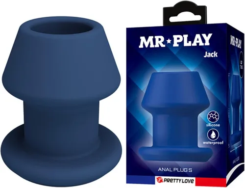 Miniatura 10 de Dilatador anal de silicona hueco Peep roscado tapón anal masturbación para el placer de la pareja (XL)