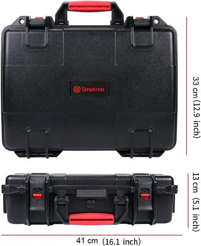 Miniatura 6 de Smatree Funda de transporte de 17.6L compatible con DJI Mavic 2 Pro/Mavic 2 Zoom con espuma precortada para DJI Smart Controller y control remoto