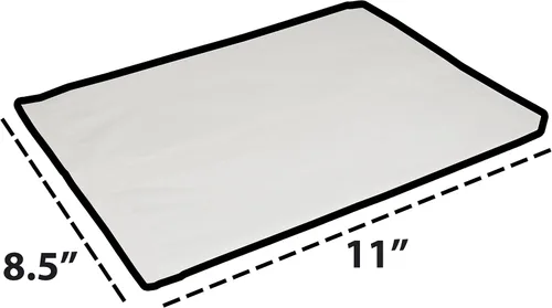Miniatura 6 de CuteBox 100 bolsas de regalo de papel plano blanco (8.5 x 11 pulgadas) para mercancía, manualidades, recuerdos de fiesta, venta al por menor