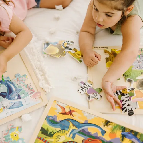 Miniatura 3 de Melissa & Doug, Paquete de rompecabezas (Dinosaurio, Safari y Océano)