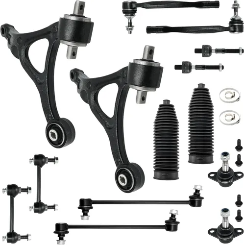 Miniatura 117 de PHILTOP Kit de suspensión delantera de 10 piezas, brazos de control inferiores con juntas de bola, eslabones de extremo de barra estabilizadora