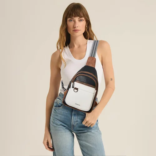 Miniatura 8 de Leresas Bolso bandolera de 7L para mujeres y hombres, de cuero vegano, bolsos cruzados, riñonera, monedero, mochila sobre el hombro, bolsa antirrobo