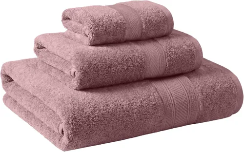 Miniatura 77 de Superior Juego de 2 toallas de baño de fibra larga 100% algodón peinado de 27.64 oz/m², para baño, ducha, cocina, súper suave, afelpado, altamente