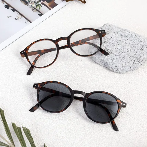 Miniatura 6 de EYEGUARD Paquete de 2 lentes de lectura vintage para mujeres y hombres, incluye lectores de sol, lentes de sol de lectura con protección UV