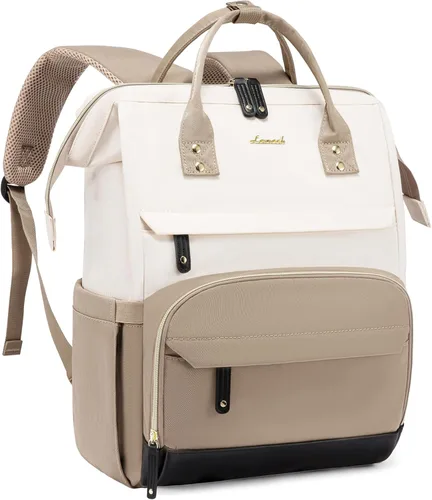 Miniatura 42 de LOVEVOOK Mochila para Laptop para Mujeres, Mochilas de Trabajo y Negocios de 17 Pulgadas Bolso con Gran Capacidad, Bolsa de Enfermera Impermeable