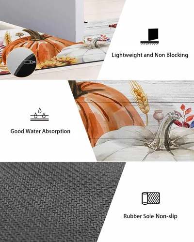 Miniatura 3 de Alfombra de baño antideslizante para bañera, alfombra de baño de secado rápido y absorbente, de tierra de diatomeas, para fregadero de cocina