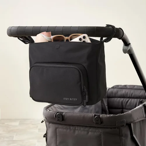 Miniatura 6 de Itzy Ritzy Belong - Organizador de carga para cochecitos y vagones, organizador convertible para cochecito y bolsa cruzada con correa ajustable