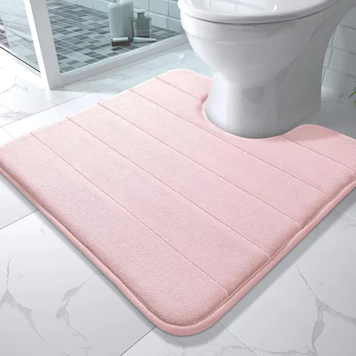 Miniatura 65 de Yimobra Tapete de baño de espuma viscoelástica, súper suave, absorbente, antideslizante, de secado rápido, lavable a máquina, tapete para bañera
