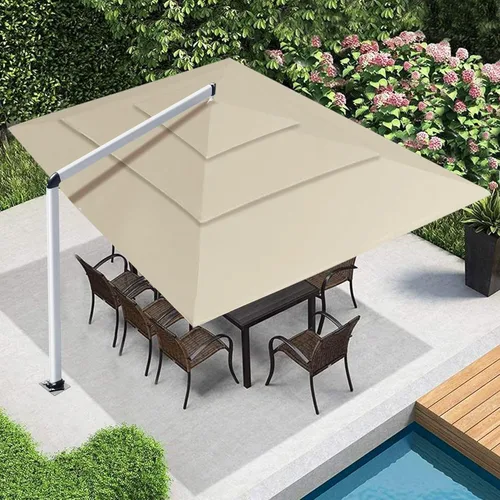 Miniatura 50 de EliteShade USA Sombrilla de Mercado de 10 Años Sin Decoloración de 9 Pies 3 Niveles Sombrilla de Patio Sombrilla de Mesa para Exteriores con Beige