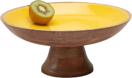 Miniatura 16 de Folkulture Frutero de madera para encimera de cocina Cesta grande de frutas de plátano ecológica de 12 pulgadas para cocina Tazón de madera