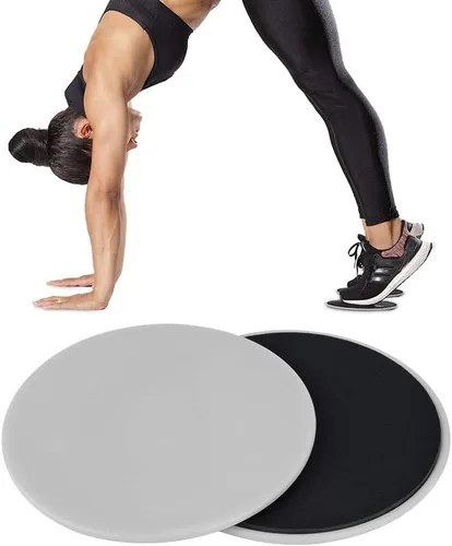 Miniatura 4 de Bnineteenteam 2 unidades de disco deslizante deslizante para ejercicios de fitness, multifunción, para entrenamiento de cuerpo completo