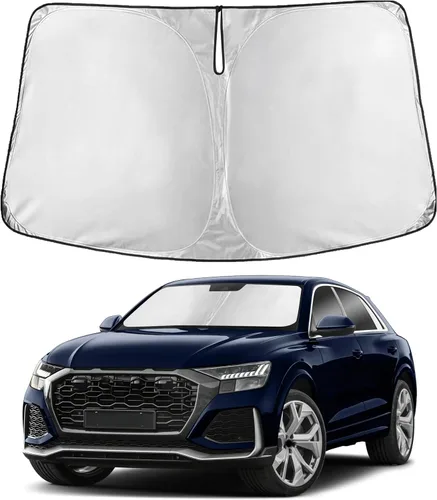 Miniatura 48 de Econour Parasol para parabrisas compatible con Honda Civic 2016-2021, protector de parasol plegable para ventana, bloquea los rayos UV y mantiene tu