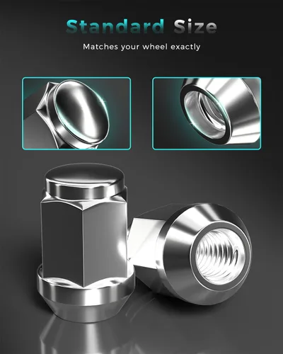 Miniatura 4 de Tuercas de llanta M14x1.5, 24 piezas de repuesto para Jeep Grand Cherokee 2011-2018, Buik Enclave 2008-2020, Cadillac Escalade 1999-2020, rueda