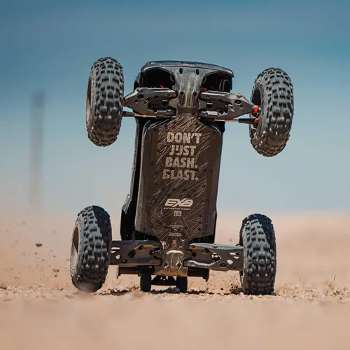 Miniatura 6 de ARRMA Camión RC Outcast 4X4 8S BLX 1/5 Camión de Acrobacias Negro RTR (Transmisor y Receptor Incluidos, Batería y Cargador No Incluidos) ARA5810V2T1