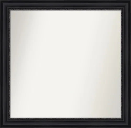 Miniatura 212 de Amanti Art Espejo personalizado, espejo de baño negro Astor, espejo de pared o espejo de tocador de baño sobre el fregadero (25 x 25 pulgadas)