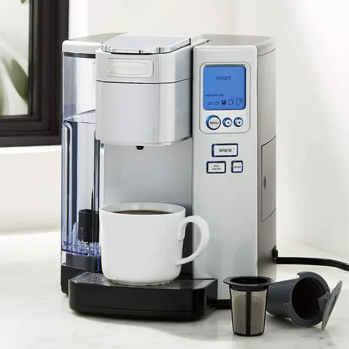 Miniatura 6 de 2 vasos de filtro de café reutilizables, compatibles con SS-RFC cafetera de una sola porción, taza de filtro gris para el hogar, filtro de café