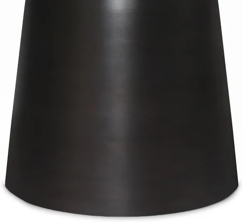 Miniatura 6 de SIMPLIHOME Toby - Mesa de metal – 17 pulgadas de ancho x 18 pulgadas de alto con tambor de hierro sólido en cobre antiguo, mesa auxiliar industrial