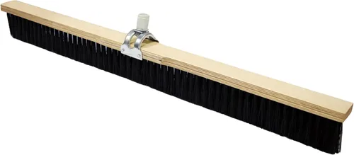 Miniatura 2 de Bon 82-472 Cepillo de acabado de hormigón con cerdas de estireno negro de 36 pulgadas con mango ajustable zócalo de 3 pulgadas para textura
